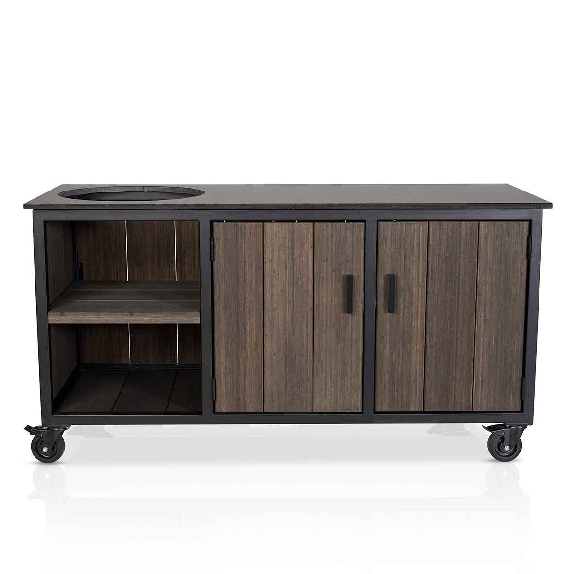Fraaii Buitenkeuken Bamboo Graphite Inferno XL