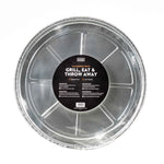 Smoking flavours aluminium druippan rond (5 stuks) 33 cm