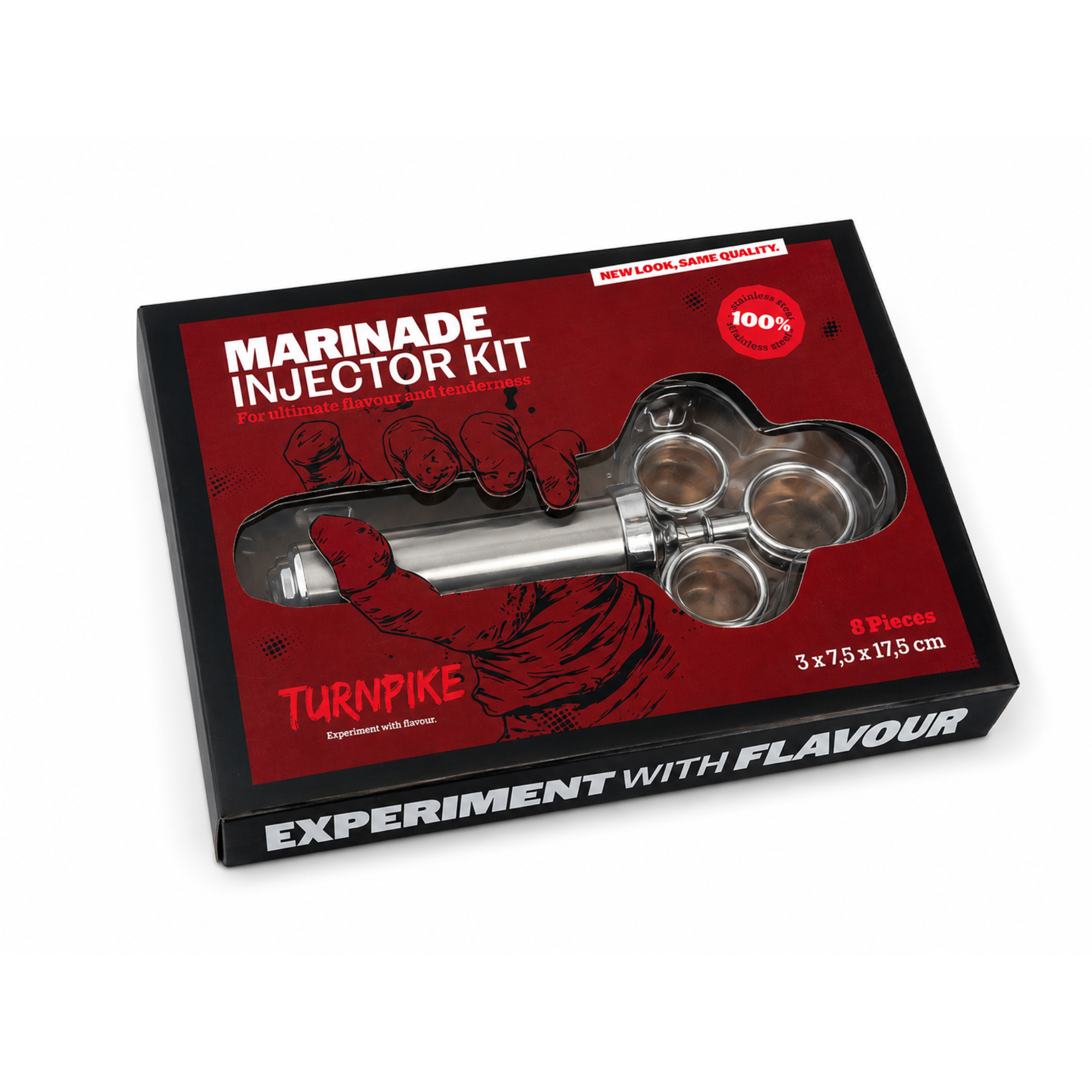 Turnpike Stainless Steel Marinade Injector Kit
