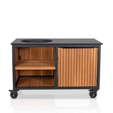 Fraaii Buitenkeuken Bamboo Teak Oil Rhombus Storage XL
