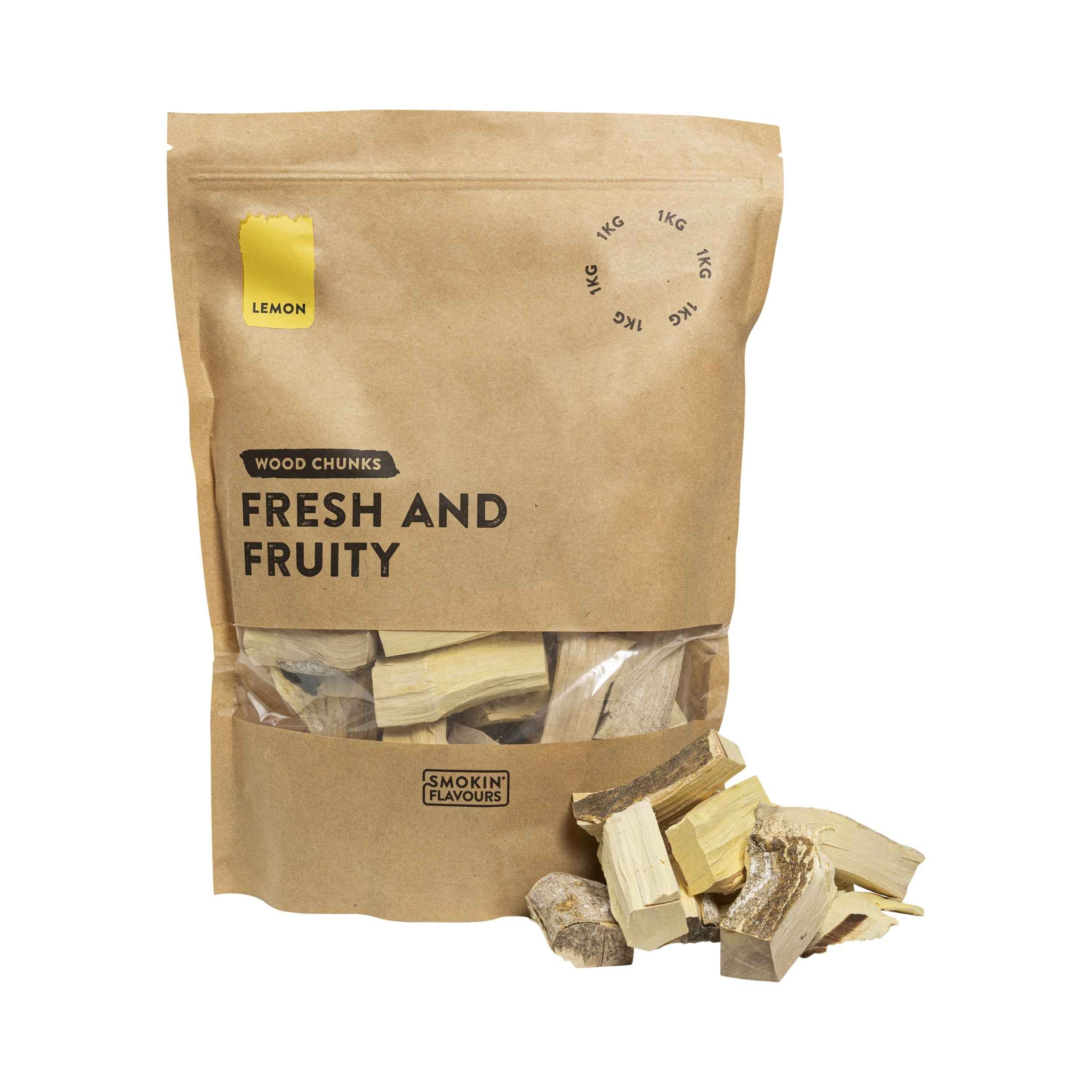 Smokin’ Flavours Rookchunks Citroen 1KG