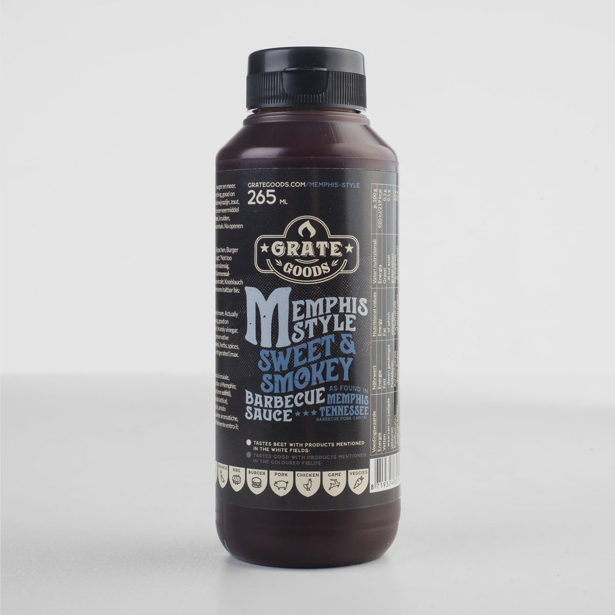 Grate Goods - Memphis Sweet & Smokey sauce- 265 ml