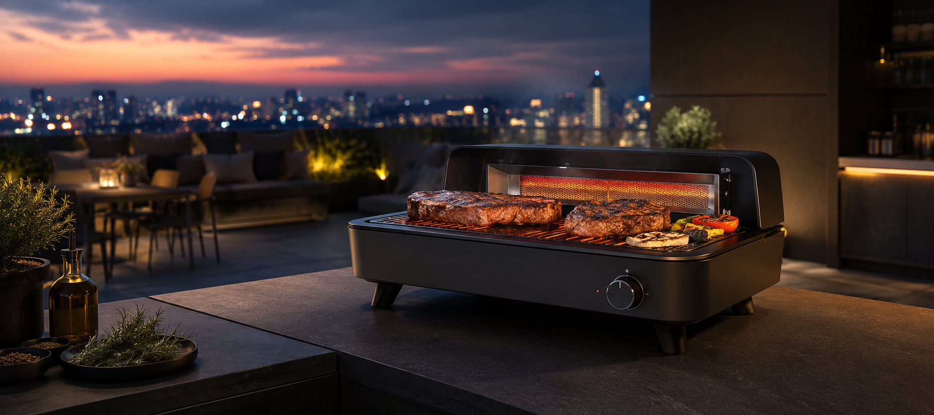 Elektrische barbecues kopen bij BBQ Shop Harmelen — compact en geschikt voor balkon of terras